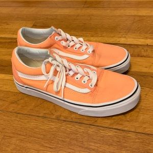 Peach Low Top Vans